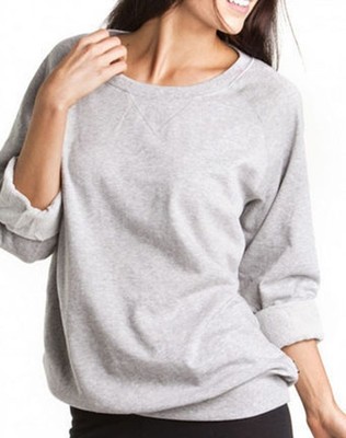 ladies sloppy sweatshirt